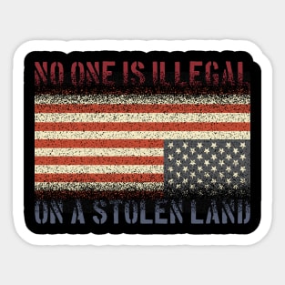 Stolen Land Sticker